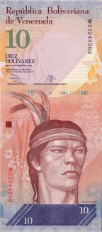 Venezuela 10 Bolivares, 2014 image