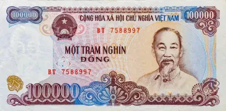 Vietnam 100.000 Dong, 1994 obverse