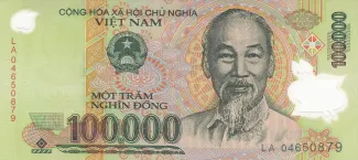 Vietnam 100.000 Dong, 2004-2023 obverse