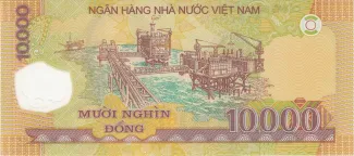 Vietnam 10.000 Dong, 2006-2024 reverse