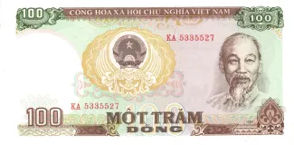 Vietnam 100 Dong, 1985 obverse