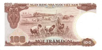 Vietnam 100 Dong, 1985 reverse