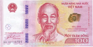 Vietnam 100 Dong, 2016 obverse