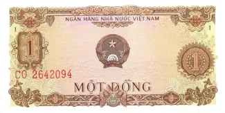 Vietnam 1 Dong, 1976 obverse