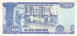 Vietnam 20.000 Dong, 1991 reverse