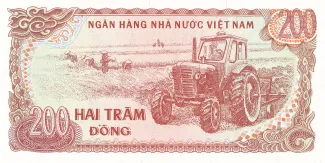 Vietnam 200 Dong, 1987 reverse