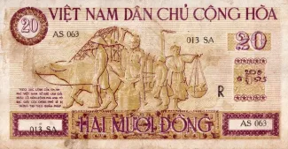 North Vietnam 20 Ðồng, 1946 reverse