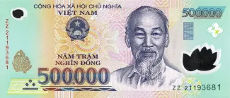 Vietnam 500.000 Dong, 2003-2021 obverse