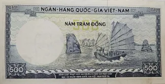 South Vietnam 500 Dong, 1966 reverse