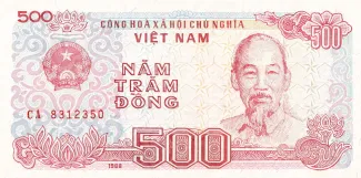 Vietnam 500 Dong, 1988 obverse