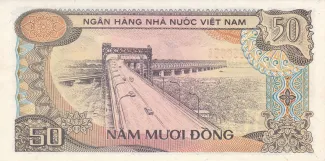 Vietnam 50 Dong, 1985 reverse