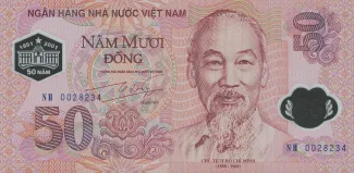 Vietnam 50 Dong, 2001 obverse