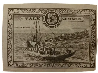 Vila Real, District of 5 Centavos, 1922 reverse