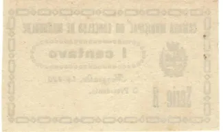 Viseu, District of 1 Centavo, 1920 reverse