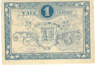 Viseu, District of 1 Centavo, 1921 reverse