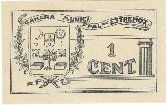 vora, District of 1 Centavo,  obverse