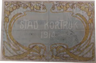 West Flanders (Kortrijk) 1 Franc, 1914 reverse