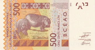 Western African States 500 Francs, 2012-2024 reverse
