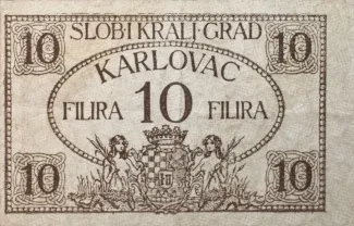 Yugoslavia Notgeld 10 Filira, 1919 obverse