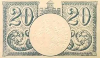 Yugoslavia Notgeld 20 Helera, 1919 obverse