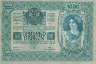 Yugoslavia 1.000 Kruna, 1919 obverse