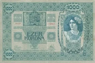 Yugoslavia 1.000 Kruna, 1919 reverse