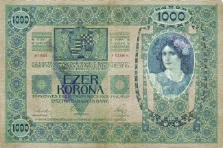 Yugoslavia 1.000 Kruna, 1919 reverse