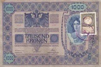 Yugoslavia 1.000 Kruna, 1919 obverse