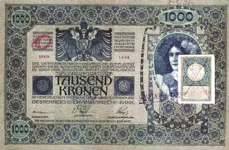 Yugoslavia 1.000 Kruna, 1919 obverse