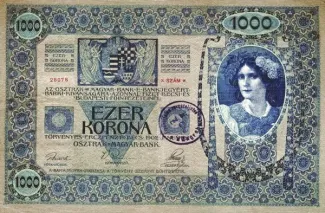 Yugoslavia 1.000 Kruna, 1919 reverse