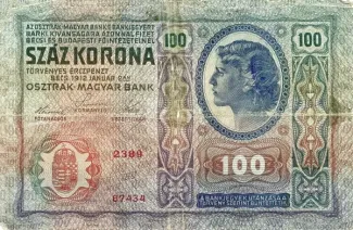Yugoslavia 100 Kruna, 1919 reverse