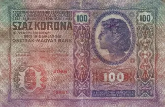 Yugoslavia 100 Kruna, 1919 reverse