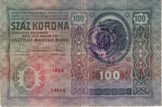Yugoslavia 100 Kruna, 1919 reverse