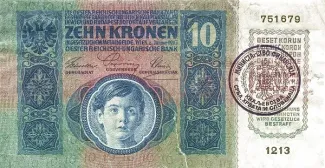 Yugoslavia 10 Kruna, 1919 obverse