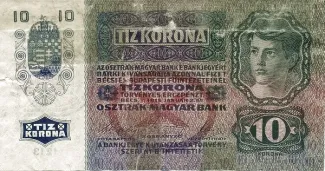 Yugoslavia 10 Kruna, 1919 reverse