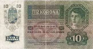 Yugoslavia 10 Kruna, 1919 reverse