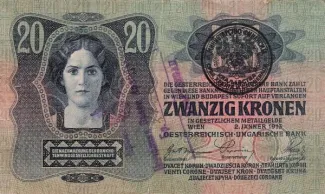 Yugoslavia 20 Kruna, 1919 obverse