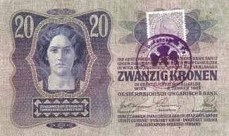 Yugoslavia 20 Kruna, 1919 obverse