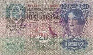Yugoslavia 20 Kruna, 1919 reverse