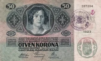 Yugoslavia 50 Kruna, 1919 reverse