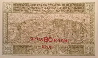Yugoslavia 80 Kruna, 1919 obverse