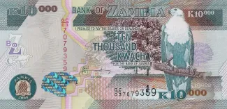 Zambia 10.000 Kwacha, 2012 image