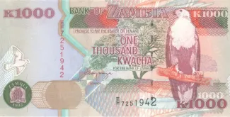 Zambia 1.000 Kwacha, 2003 image