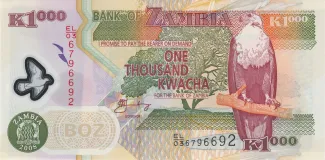 Zambia 1.000 Kwacha, 2012 image