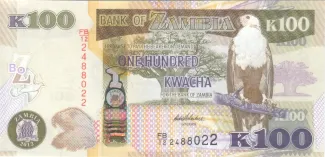 Zambia 100 Kwacha, 2014 image