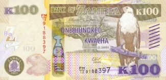Zambia 100 Kwacha, 2022 image
