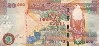 Zambia 20.000 Kwacha, 2012 image