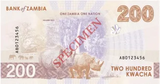 Zambia 200 Kwacha, 2024 reverse