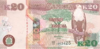 Zambia 20 Kwacha, 2014 image