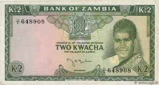 Zambia 2 Kwacha, 1968 image